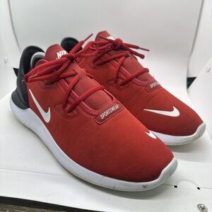 Nike Hakata Men's Sz 11 Running Shoes Gym Red White-Black AJ8879-601